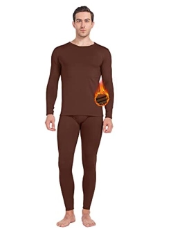 MANCYFIT Thermal Underwear for Men Long Johns Set Fleece Lined Ultra Soft