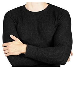 Joe Boxer Thermal Crew Tops - Base Layer Shirt - Long Sleeve Undershirt