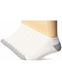 Men's 10-Pack Cotton Half Cushioned Low Cut Socks
