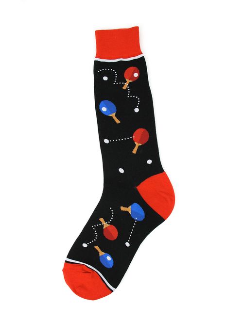 Foot Traffic, Men's Sports-Themed Socks, Fits Men's Shoe Sizes 7-12