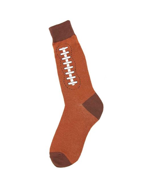 Foot Traffic, Men's Sports-Themed Socks, Fits Men's Shoe Sizes 7-12