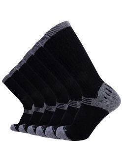 Enerwear 6P Pack Men's Merino Wool Cushion Outdoor Trail Socks