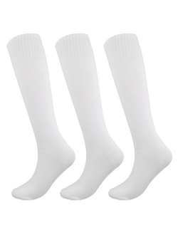 Fitliva Knee High Long Sports Socks Unisex Multicolor 3/6/12 Pairs