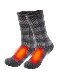 Warm Thermal Socks, Sunew Women Men Winter Insulate Heat Thick Heavy Crew Socks