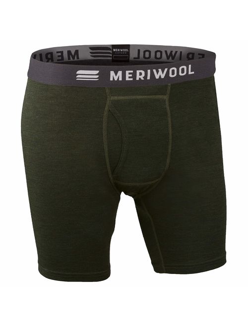 MERIWOOL Mens Boxer Briefs Merino Wool Underwear Base Layer for Men