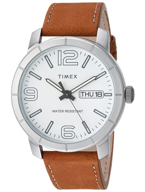 Timex Men's Mod 44 Leather Strap Watch