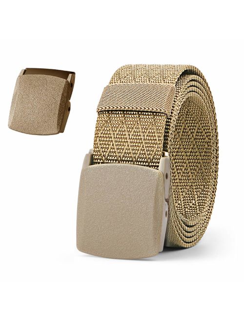 JASGOOD Tactical Belt with Magnetic Quick Release Buckle,Men Military Belt-Nylon Rigger Belt