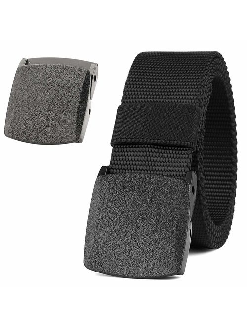 JASGOOD Tactical Belt with Magnetic Quick Release Buckle,Men Military Belt-Nylon Rigger Belt