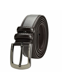 Men's Leather Adjustable Buckle Belt 39