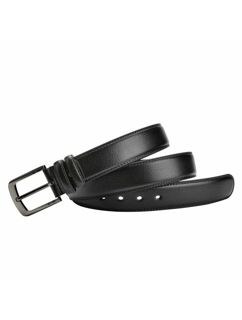 Men's Leather Adjustable Buckle Belt 39