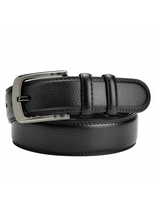 Men's Leather Adjustable Buckle Belt 39