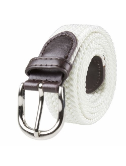 Gelante Children's Canvas Elastic Fabric Woven Stretch Braided Belts