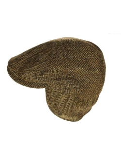 Biddy Murphy Men's Ear Flap Cap 100% Wool Tweed Made in Ireland