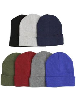 ToBeInStyle Men's Soft Stretchy Beanies