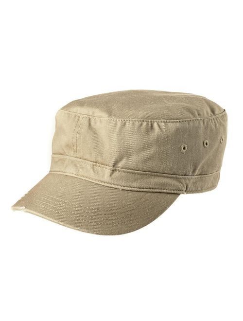 Joe's USA Military Style Distressed Washed Cotton Cadet Army Caps