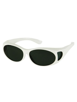 LensCovers Sunglasses - Wear Over Prescription Glasses. Size Small with Polarization.