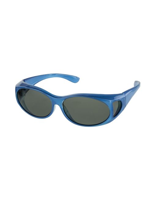 LensCovers Sunglasses - Wear Over Prescription Glasses. Size Small with Polarization.