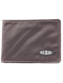 Big Skinny Men's Compact Sports Bi-Fold Slim Wallet, Holds Up to 20 Cards