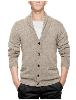 Match Men's K|G Series Shawl Collar Cardigan Sweater