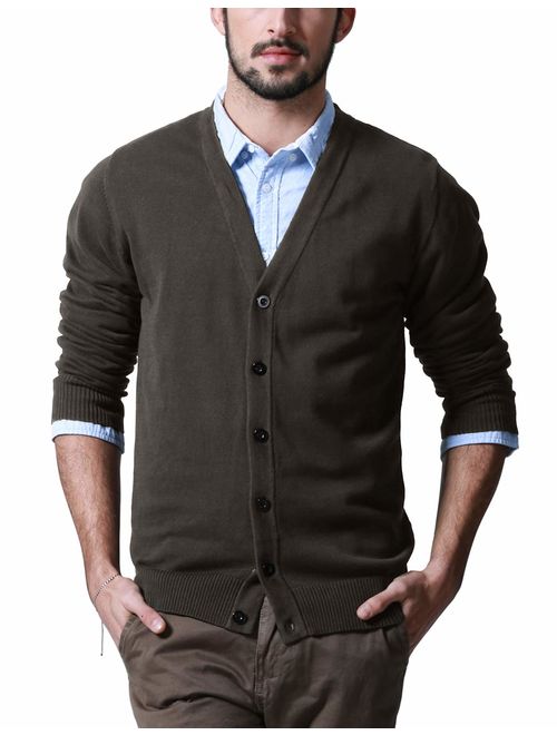 Match Men's K|G Series Shawl Collar Cardigan Sweater