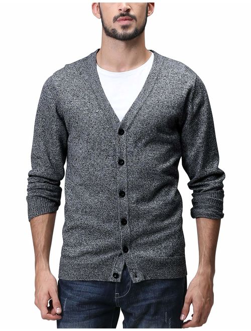 Match Men's K|G Series Shawl Collar Cardigan Sweater