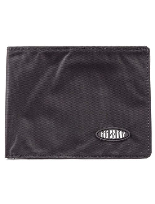 Big Skinny Men's Super Skinny Bi-Fold Slim Wallet, Holds Up to 30 Cards