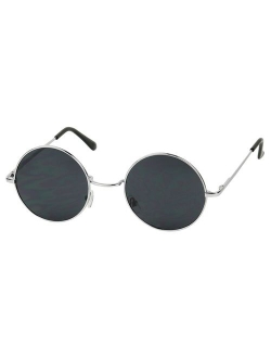 ShadyVEU Retro John Lennon Style Sunglasses Round Colorful Tint Groovy Hippie Wire Shades