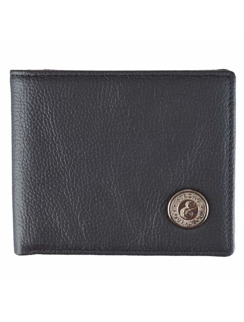 Christian Art Gifts Genuine Leather Wallet for Men | Quality Classic Leather Bifold Wallet | Christian Gifts for Men