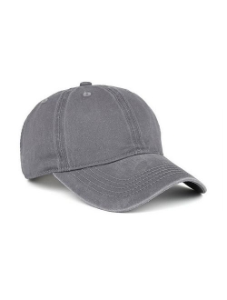 VANCIC Low Profile Washed Brushed Twill Cotton Adjustable Baseball Cap Dad Hat