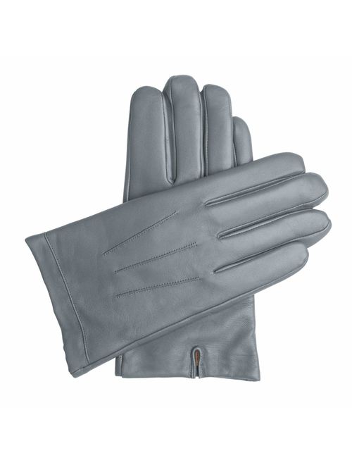 Downholme Classic Leather Cashmere Lined Gloves for Men