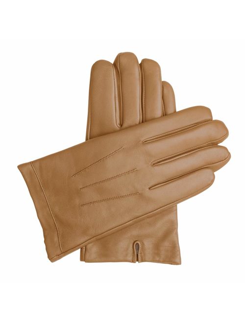 Downholme Classic Leather Cashmere Lined Gloves for Men