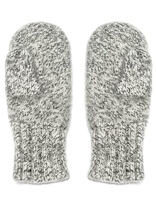 Dachstein Woolwear 4 Ply Extreme Warm 100% Austrian Boiled Wool Alpine Mittens in Natural Grey