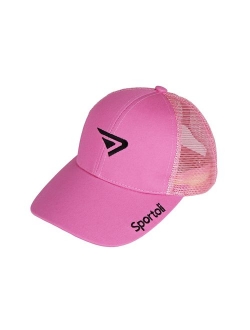 Sportoli Adult and Kids Cotton Blend and Mesh Snapback Trucker Baseball Cap Hat