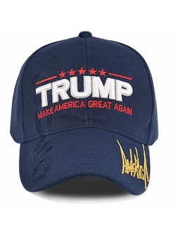 Make America Great Again Hat [2 Packs], Keep America Great Hat, Donald Trump 2020 USA MAGA Cap Adjustable Baseball Hat