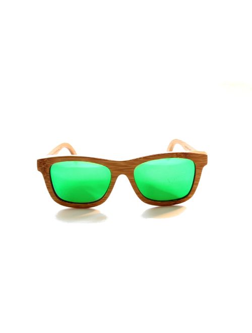 RAWWOOD Originals Wooden Polarized Bamboo Wood Sunglasses 100% Floating Wayfarer Shades