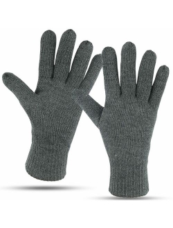 Winter Gloves For Men: Mens Cold Weather Snow Glove: Men's Knit Thinsulate Thermal Insulation