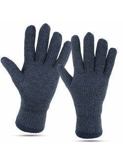 Winter Gloves For Men: Mens Cold Weather Snow Glove: Men's Knit Thinsulate Thermal Insulation