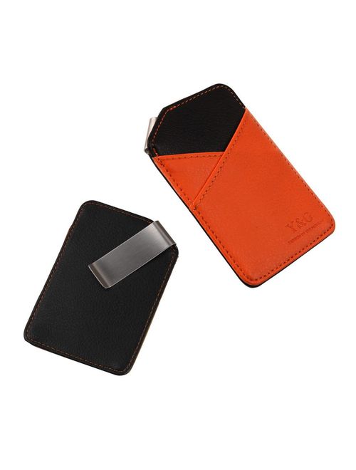 Y&G Men's Fashion Mens Slim Card Holder More Color Available Come With a gift Box