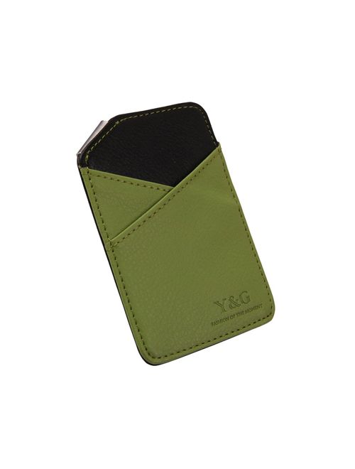 Y&G Men's Fashion Mens Slim Card Holder More Color Available Come With a gift Box