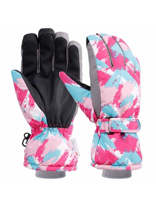 Galexia Zero Mens Womens Thinsulate Lined Waterproof Touchscreen Ski Gloves