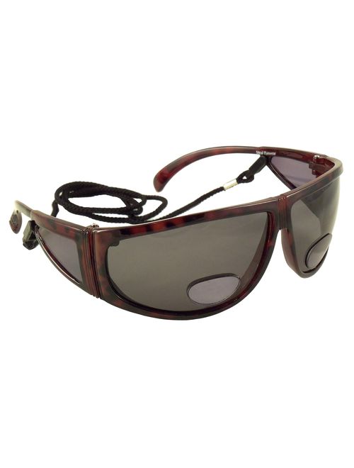 Polarized Bifocal Sunglasses by Ideal Eyewear - Sun Readers with Retention Cord