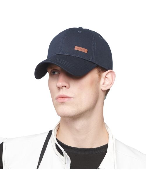 CACUSS Men's Cotton Classic Baseball Cap Adjustable Buckle Closure Dad Hat Sports Golf Cap