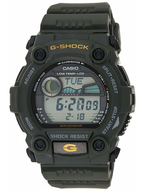 Casio Men's G-7900-3DR G-Shock Green Resin Digital Dial Watch