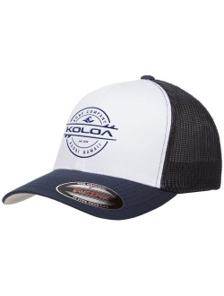 Koloa Surf Premium Embroidered Thruster Logo Flexfit 6511 Truckers Caps