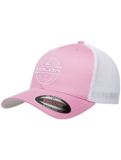 Koloa Surf Premium Embroidered Thruster Logo Flexfit 6511 Truckers Caps