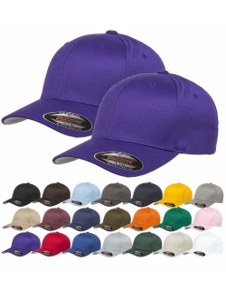 RBMelchi Set of 2, Baceball Cap Sports Athletic Fitted Hat