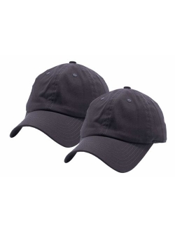 RBMelchi Set of 2, Baceball Cap Sports Athletic Fitted Hat