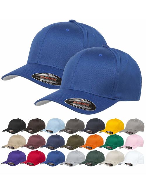 RBMelchi Set of 2, Baceball Cap Sports Athletic Fitted Hat