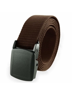 Thomas Bates Trekker Detachable Polycarbonate Military Style Nylon Web Belt Made in the USA