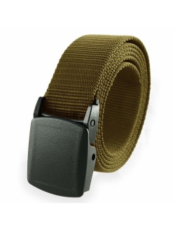 Thomas Bates Trekker Detachable Polycarbonate Military Style Nylon Web Belt Made in the USA